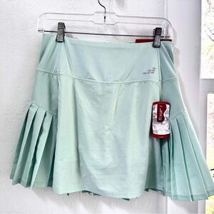 BCG High Rise Pleated Athletic Skort Mint Green Active Tennis Golf Skirt NWT